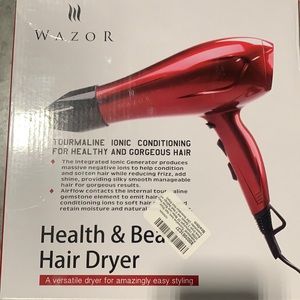 Wazor Tourmaline Ionic Health & Beauty Hair Dryer